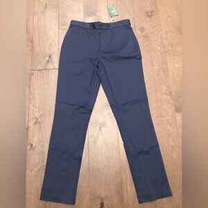 Quince Men's Recycled Comfort Tech Chino Slim Fit Navy Pant, Size 30W 30L
